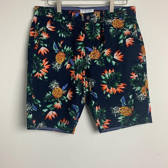 Denim & Flower Rick Singh Floral Swim Shorts Trunk - Picture 2 of 8